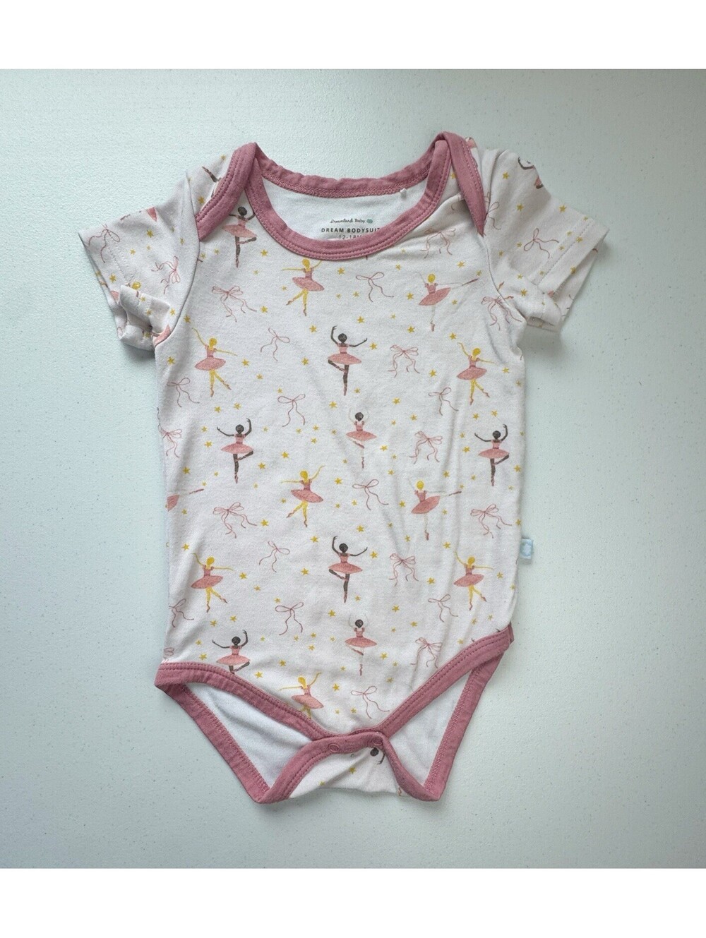 Dreamland Baby Bamboo Ballerina Bodysuit 12-18 Months